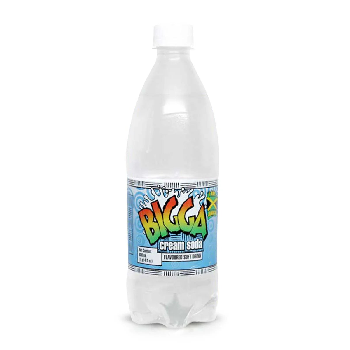 Bigga Cream Soda Flavoured Soft Drink, 600ml (3 Pack)